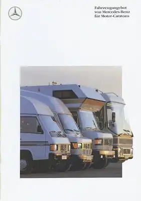 Mercedes-Benz Motor-Caravans Prospekt 8.1989