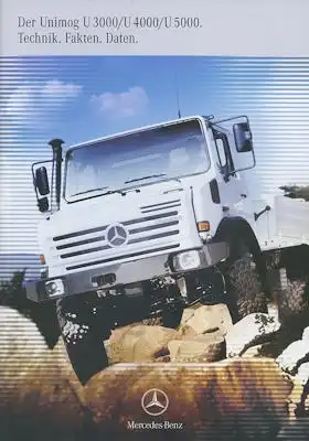 Mercedes-Benz Unimog U 3000 4000 5000 Prospekt 6.2006