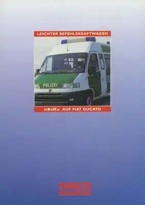 Iveco Magirus Polizeifahrzeuge Prospekt 4.1999