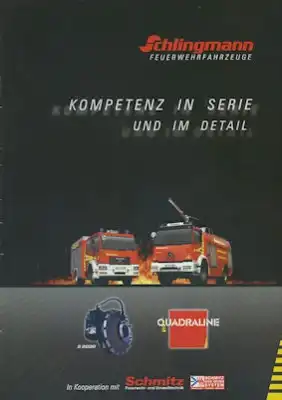 Schlingmann Feuerwehrfahrzeuge Prospekt 2000er Jahre