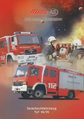 Metz Feuerwehrfahrzeuge Prospekt 6.2000
