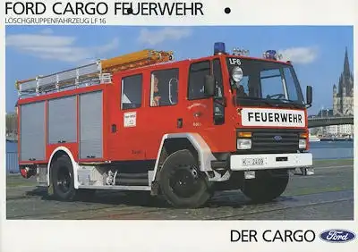 Ford Löschgruppenfahrzeug LF 16 Prospekt 6.1986