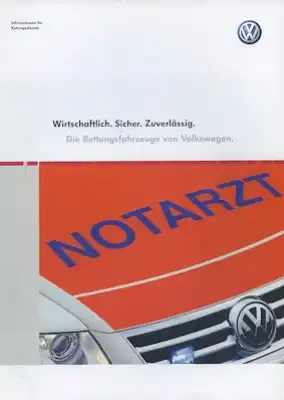VW Rettungswagen Prospekt 3.2005