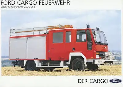 Ford Löschgruppenfahrzeug LF 8 Prospekt 8.1986