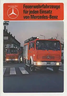 Mercedes-Benz Feuerwehrfahrzeuge Programm 5.1980