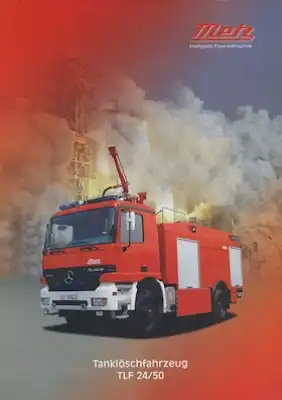 Mercedes-Benz / Metz Feuerwehrfahrzeug Prospekt 5.2000