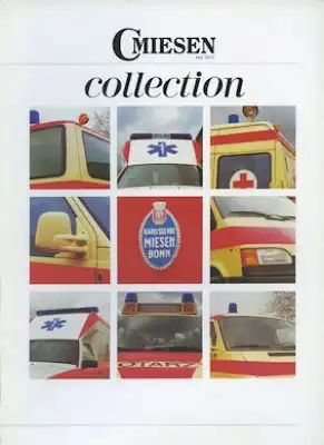 Mercedes-Benz Miesen Krankentransportwagen Prospekt ca. 1985