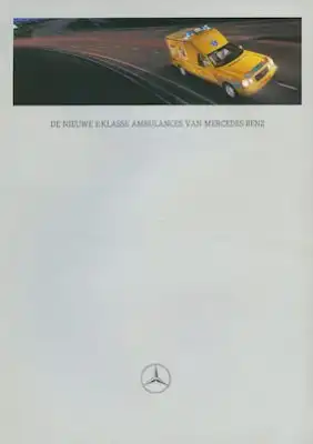 Mercedes-Benz E-Klasse Ambulance Prospekt 5.1997 nl