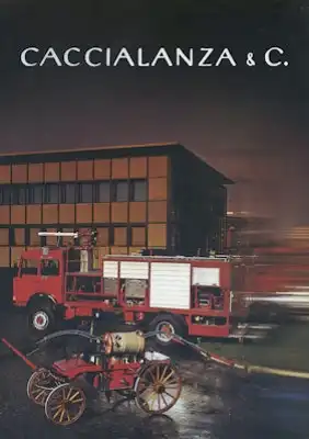Caccialanza Feuerwehrfahrzeuge Prospekt 1990er Jahre