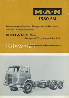 MAN Typ 1580 FN Prospekt 1960er Jahre