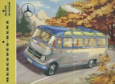 Mercedes-Benz O 319 / D Prospekt 1959 sp