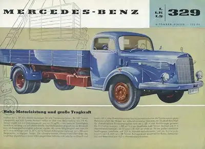 Mercedes-Benz L LK LS 329 Prospekt 1959