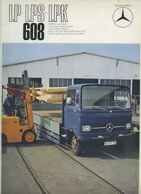 Mercedes-Benz LP LPS LPK 608 Prospekt 1.1968