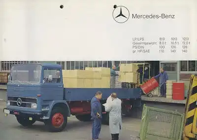 Mercedes-Benz LP LPS 810 1013 1213 Prospekt 3.1966