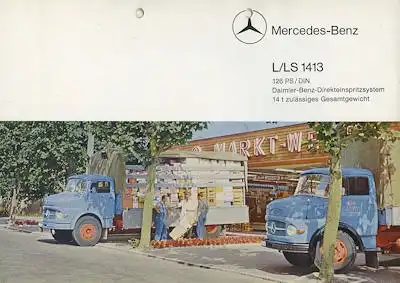 Mercedes-Benz L LS 1413 Prospekt 11.1965
