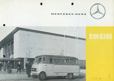 Mercedes-Benz O 319 / 319 D Prospekt 9.1961