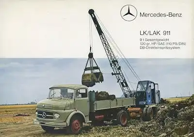 Mercedes-Benz Bus LK LAK 911 Prospekt 3.1965