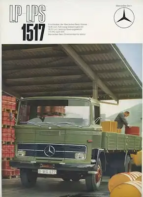 Mercedes-Benz LP LPS 1517 Prospekt 9.1967