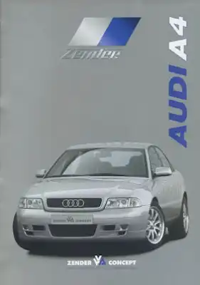 Audi Zender A 4 Prospekt 3.2000