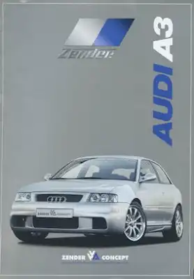 Audi Zender A 3 Prospekt 6.1999