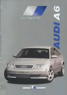 Audi Zender A 6 Prospekt 9.1999