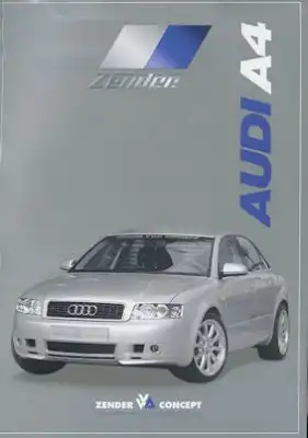 Audi Zender A 4 Prospekt 4.2001