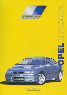 Opel Zender Calibra Prospekt 9.1999