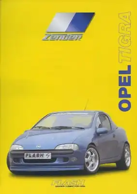 Opel Zender Tigra Prospekt 9.1999