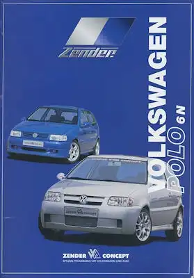 VW Zender Polo 3 6N Prospekt 3.2001