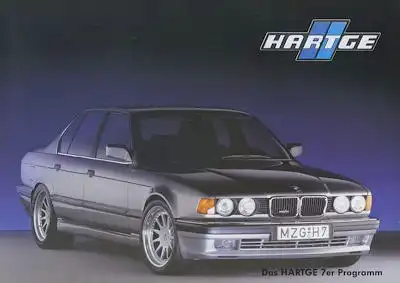 BMW Hartge 7er E 32 Prospekt 1991