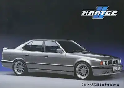BMW Hartge 5er E 34 Prospekt 1991