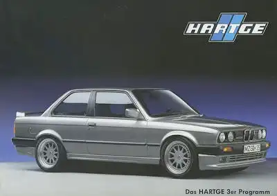 BMW Hartge 3er E 30 Prospekt 3.1992