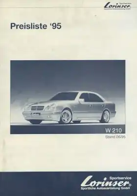 Mercedes-Benz Lorinser W 210 Preisliste 1995
