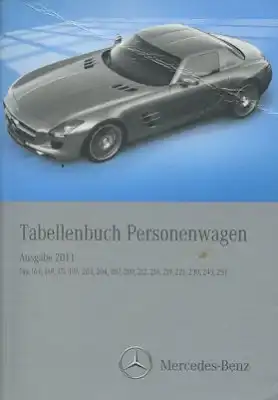 Mercedes-Benz Tabellenbuch 2011