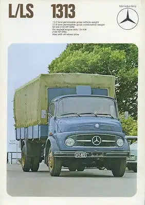 Mercedes-Benz L/LS 1313 Prospekt 12.1981 e