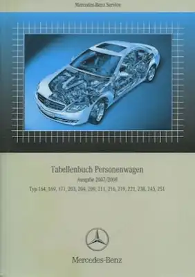 Mercedes-Benz Tabellenbuch 7.2007/2008
