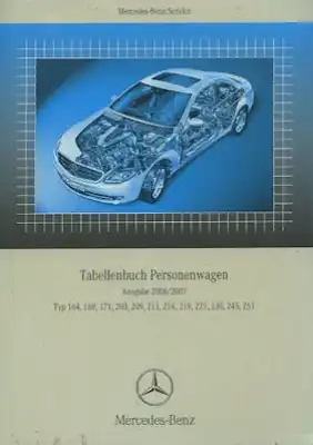Mercedes-Benz Tabellenbuch 7.2006/2007