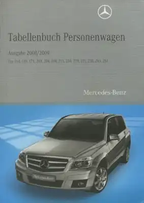 Mercedes-Benz Tabellenbuch 7.2008/2009