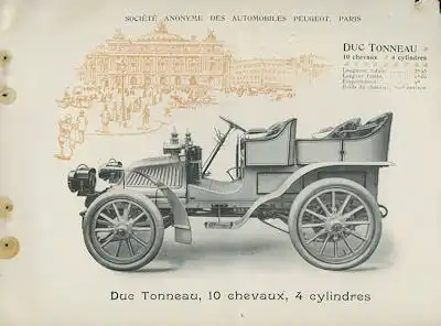 Peugeot Katalog 1901