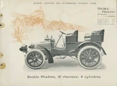 Peugeot Katalog 1901