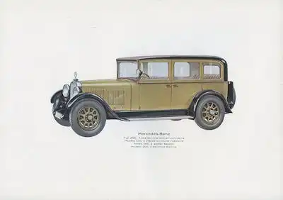 Mercedes-Benz Programm-Mappe ca. 1927