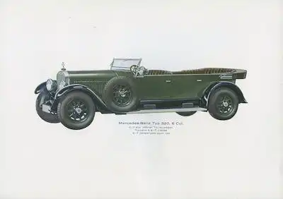 Mercedes-Benz Programm-Mappe ca. 1927