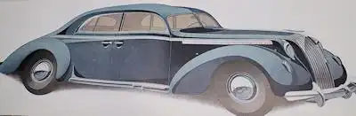 Opel Admiral Prospekt-Mappe ca. 1937