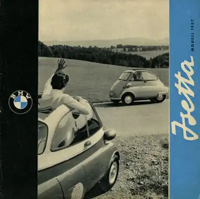 BMW Isetta 250 / 300 Prospekt 10.1956