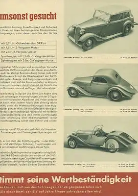 BMW Pkw Programm 1935