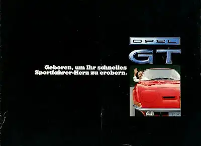 Opel GT Prospekt 9.1968