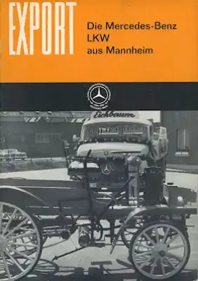 Mercedes-Benz Export Verkaufs-Information Nr. 38 5.1961