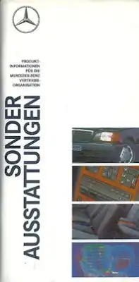 Mercedes-Benz Sonderausstattung interner Katalog 9.1991