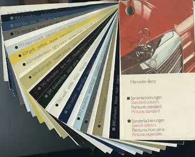 Mercedes-Benz Farben 10.1972