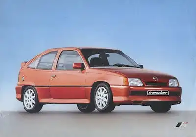 Opel Kadett E Irmscher Prospekt 9.1989
